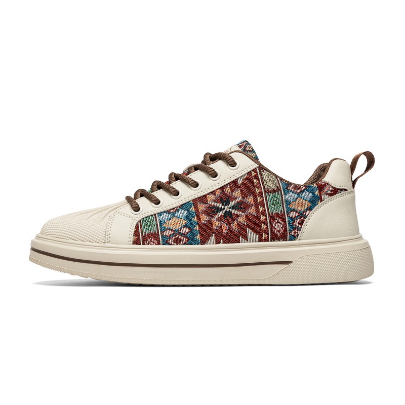 Мужские нескользящие дышащие низкие кроссовки для скейтбординга CARTELO, White 
Мужские нескользящие дышащие низкие кроссовки для скейтбординга CARTELO, White