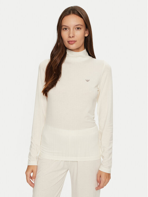 Свитер с высоким воротником приталенного кроя Emporio Armani Underwear, экрю
Свитер с высоким воротником приталенного кроя Emporio Armani Underwear, экрю