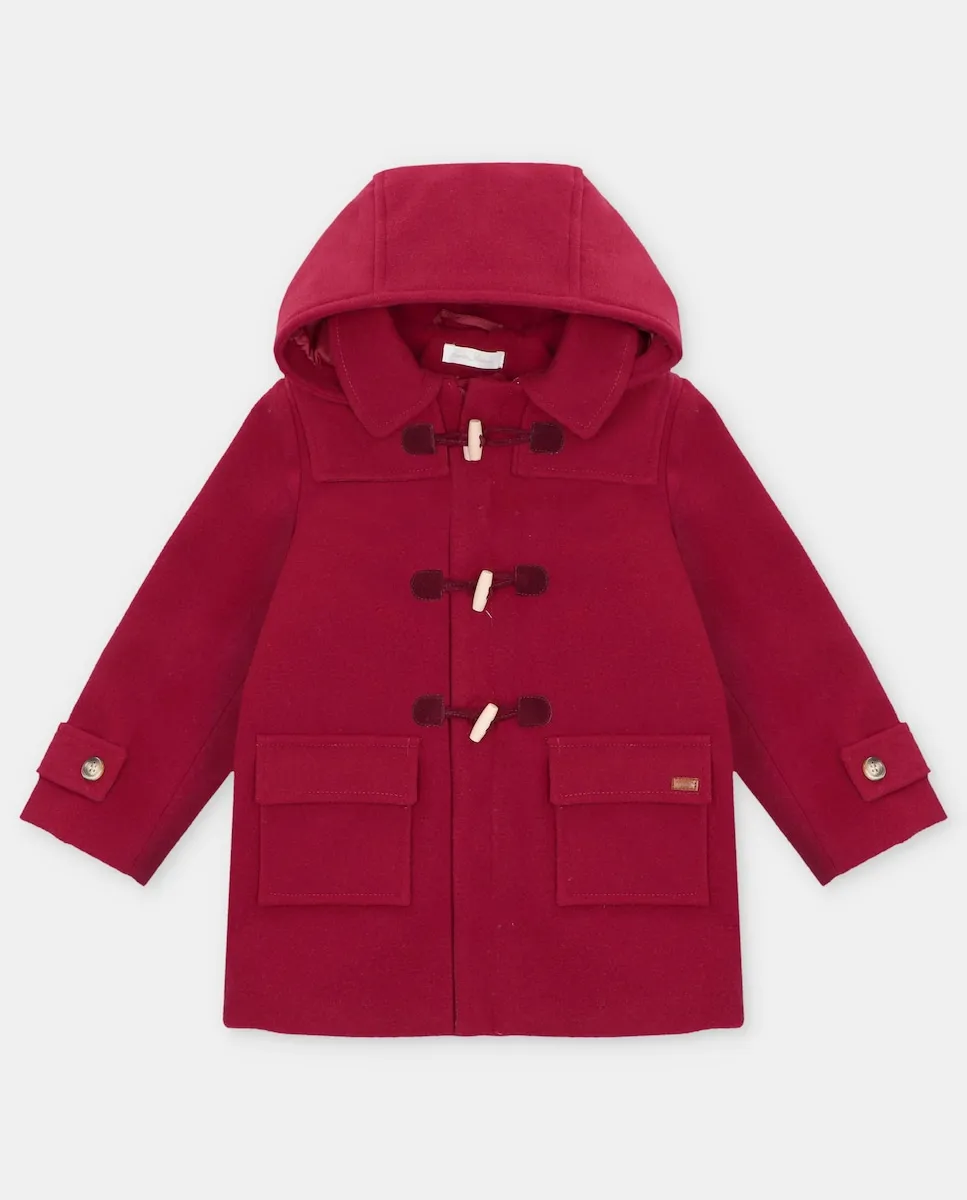 Детское пальто из ткани с капюшоном красного цвета Martín Aranda
Детское пальто из ткани с капюшоном красного цвета Martín Aranda