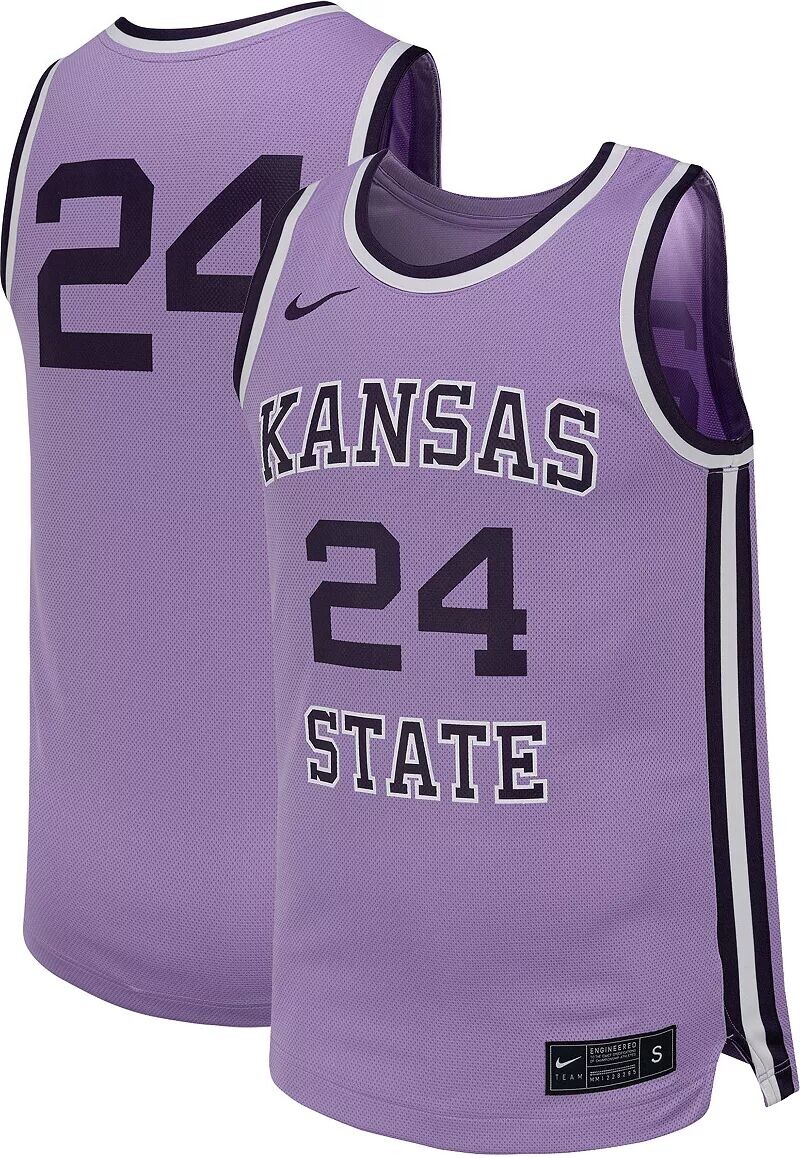 Мужская баскетбольная майка Nike Kansas State Wildcats #24 фиолетовая реплика, Фиолетовый, Мужская баскетбольная майка Nike Kansas State Wildcats #24 фиолетовая реплика
Мужская баскетбольная майка Nike Kansas State Wildcats #24 фиолетовая реплика, Фиолетовый, Мужская баскетбольная майка Nike Kansas State Wildcats #24 фиолетовая реплика
