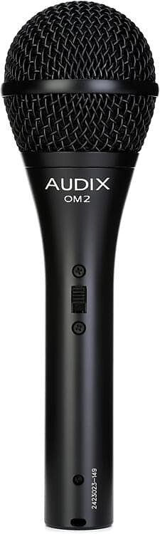 Кардиоидный динамический вокальный микрофон Audix OM2S with On Off Switch 
Кардиоидный динамический вокальный микрофон Audix OM2S with On Off Switch