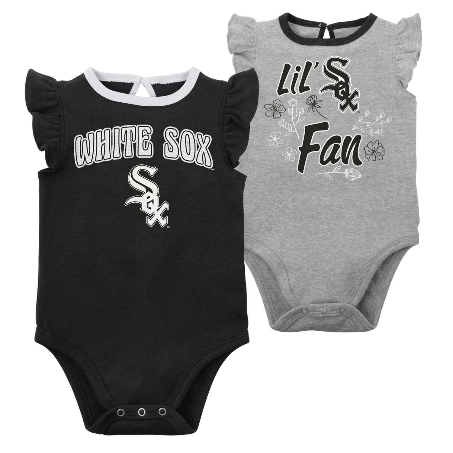 Набор из двух боди Infant Black/Heather Grey Chicago White Sox Little Fan Outerstuff
Набор из двух боди Infant Black/Heather Grey Chicago White Sox Little Fan Outerstuff