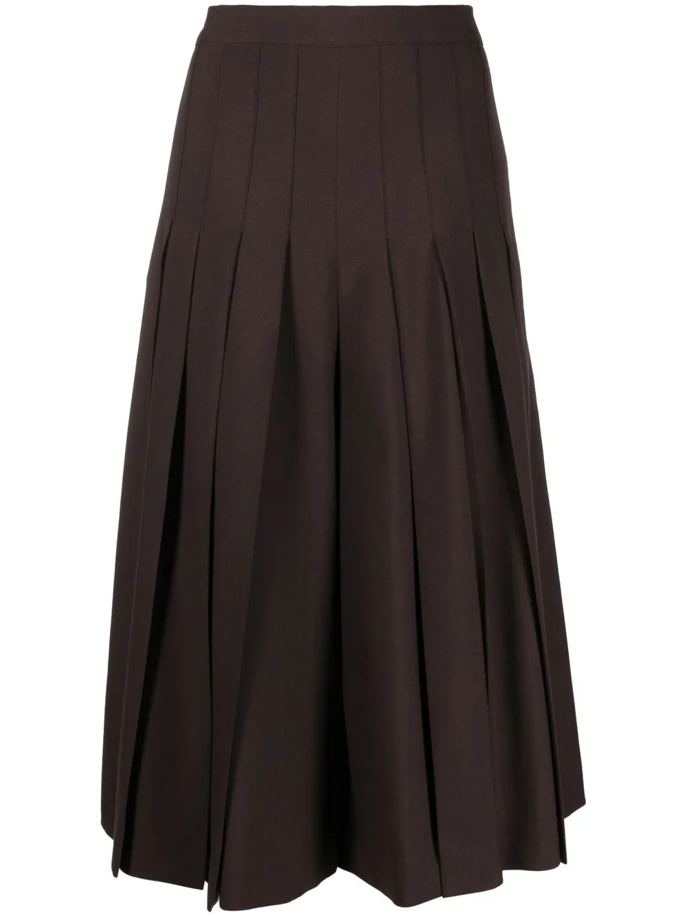 Укороченные брюки со складками Marni, коричневый
Укороченные брюки со складками Marni, коричневый