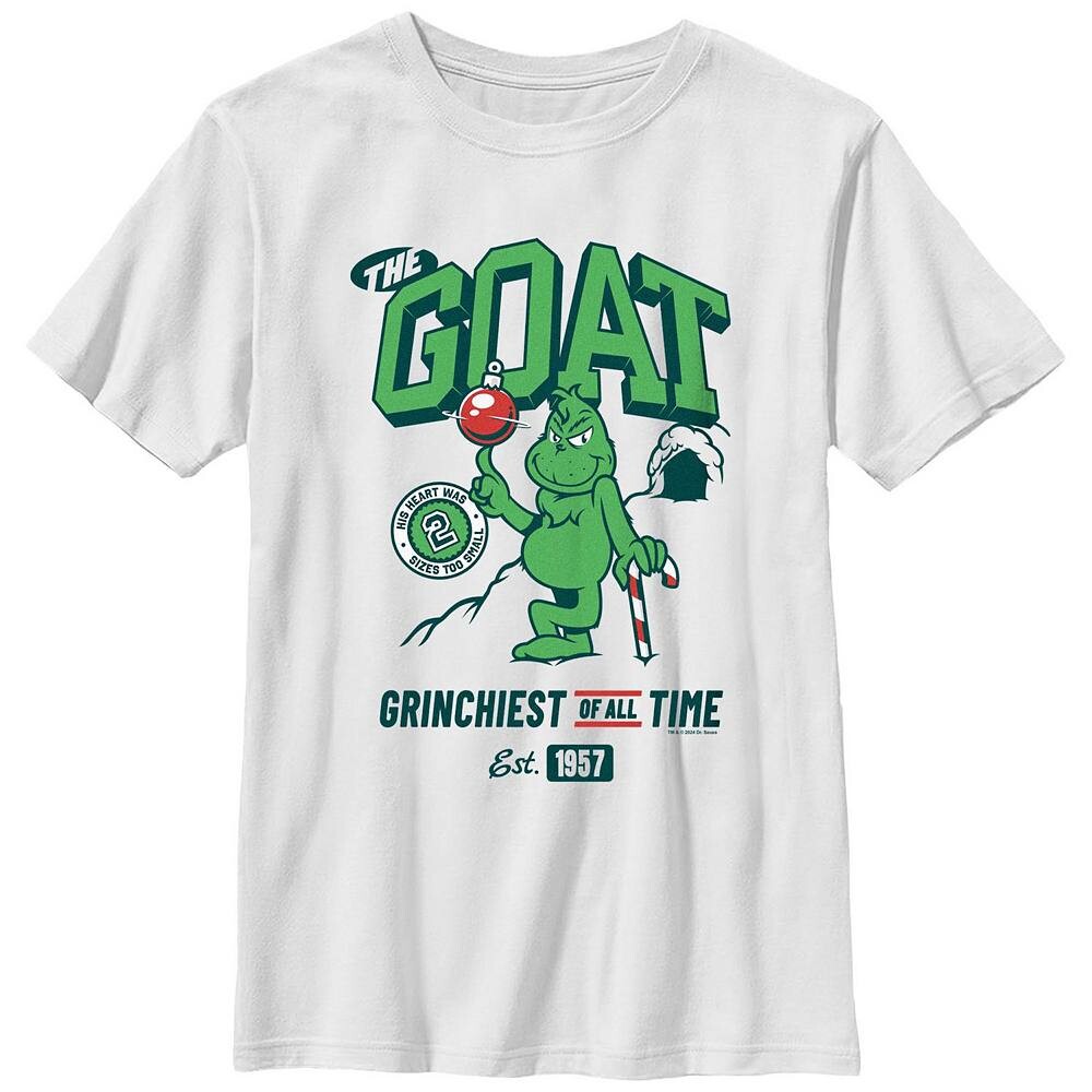 Футболка с рисунком Доктора Сьюза Гринча для мальчиков 8–20 лет, «Самый Гринчи всех времён» Licensed Character, белый
Футболка с рисунком Доктора Сьюза Гринча для мальчиков 8–20 лет, «Самый Гринчи всех времён» Licensed Character, белый