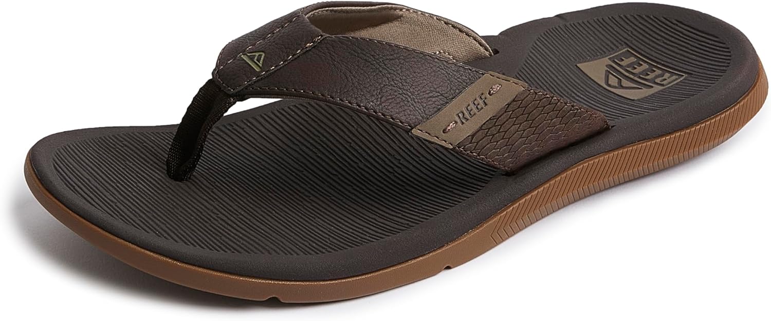 Мужские вьетнамки REEF Santa Ana, поддержка свода стопы, водостойкие, подошва не оставляет следов, коричневый
Мужские вьетнамки REEF Santa Ana, поддержка свода стопы, водостойкие, подошва не оставляет следов, коричневый