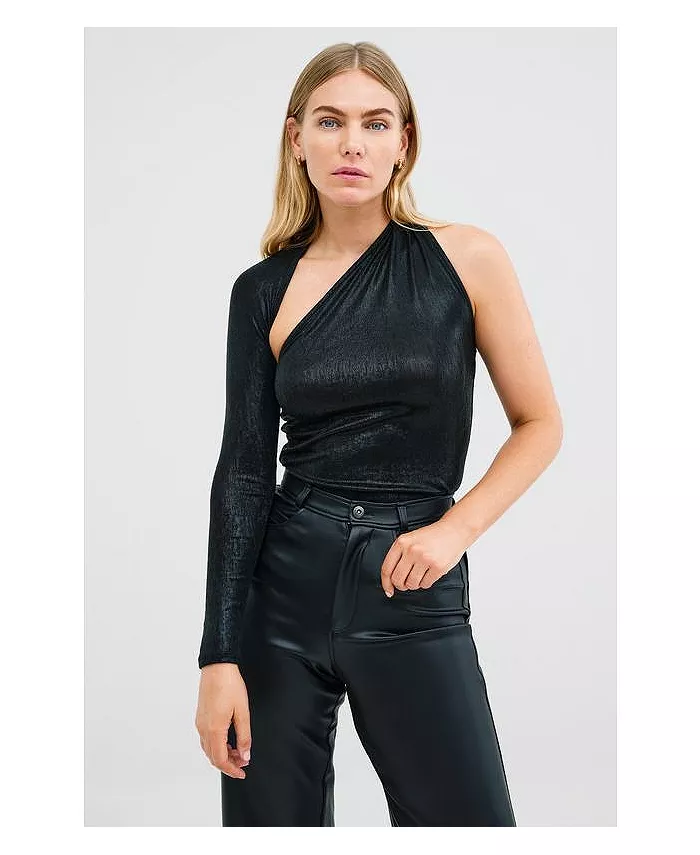 Женский топ Manhattan Metallic на одно плечо Marcella, черный
Женский топ Manhattan Metallic на одно плечо Marcella, черный