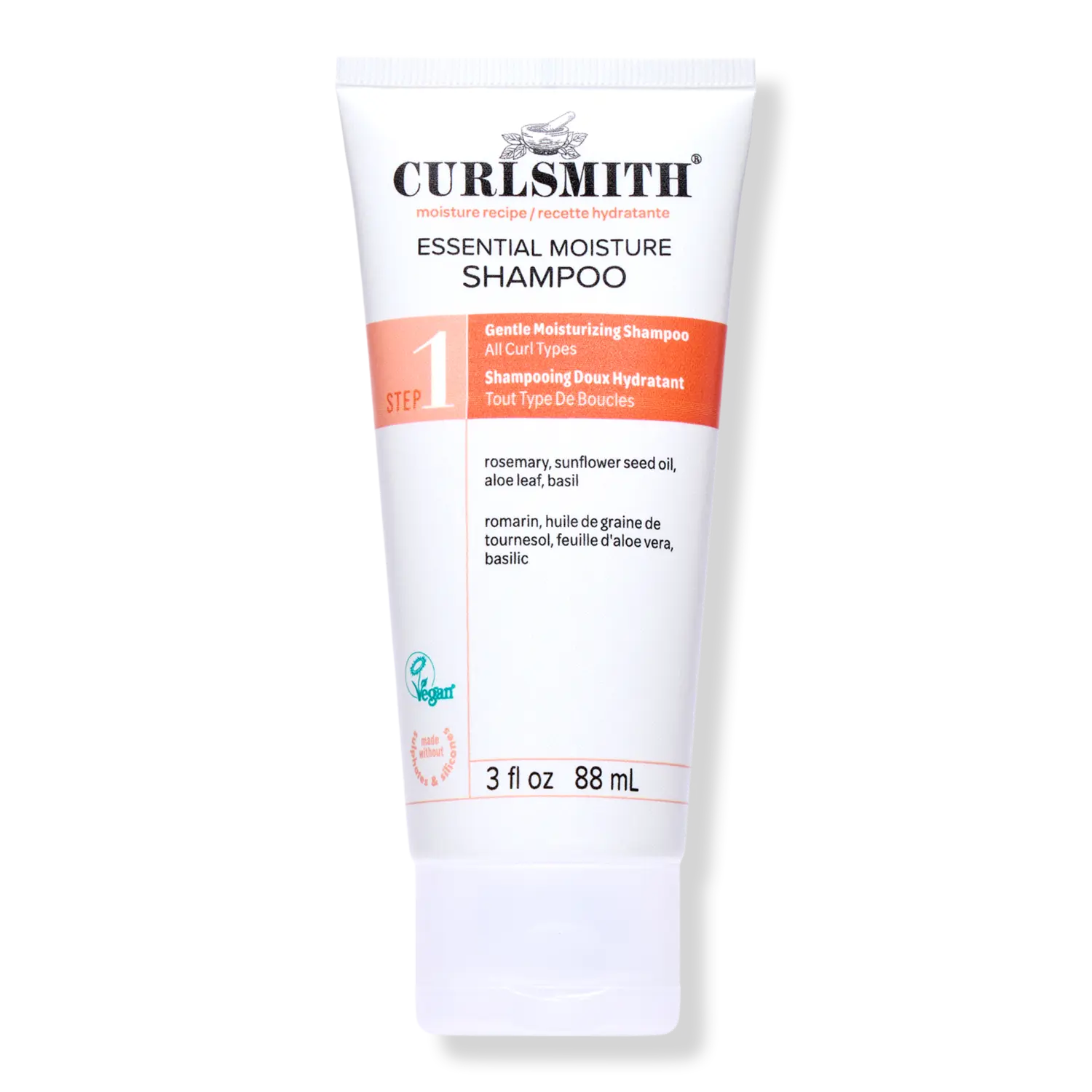 Увлажняющий шампунь Essential Moisture Curlsmith, 3.0 oz
Увлажняющий шампунь Essential Moisture Curlsmith, 3.0 oz