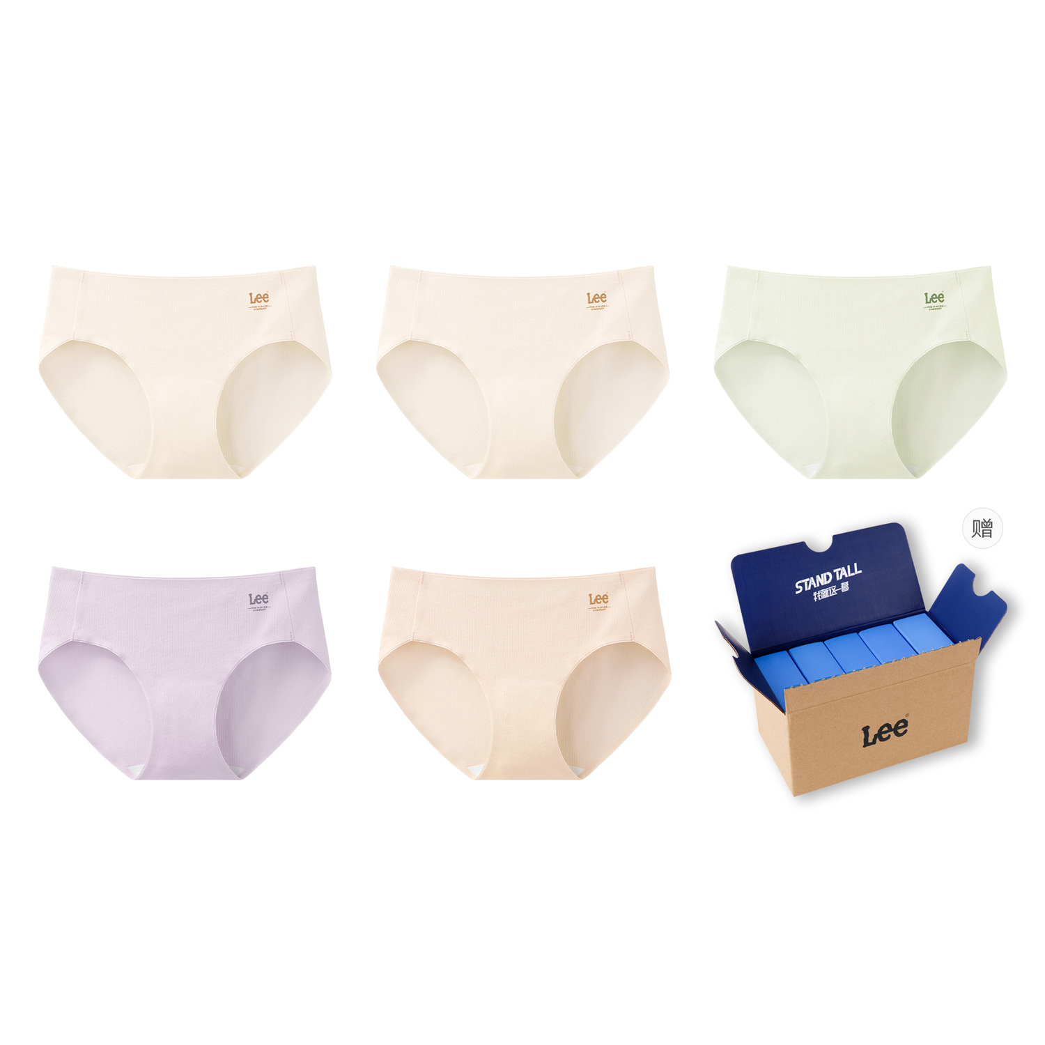 Lee Подарочный набор женского белья 5 пар
Lee Подарочный набор женского белья 5 пар