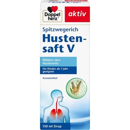 Doppelherz Spitzwegerich Сироп от кашля V Фитотерапия для облегчения респираторных симптомов простуды 150 мл
Doppelherz Spitzwegerich Сироп от кашля V Фитотерапия для облегчения респираторных симптомов простуды 150 мл