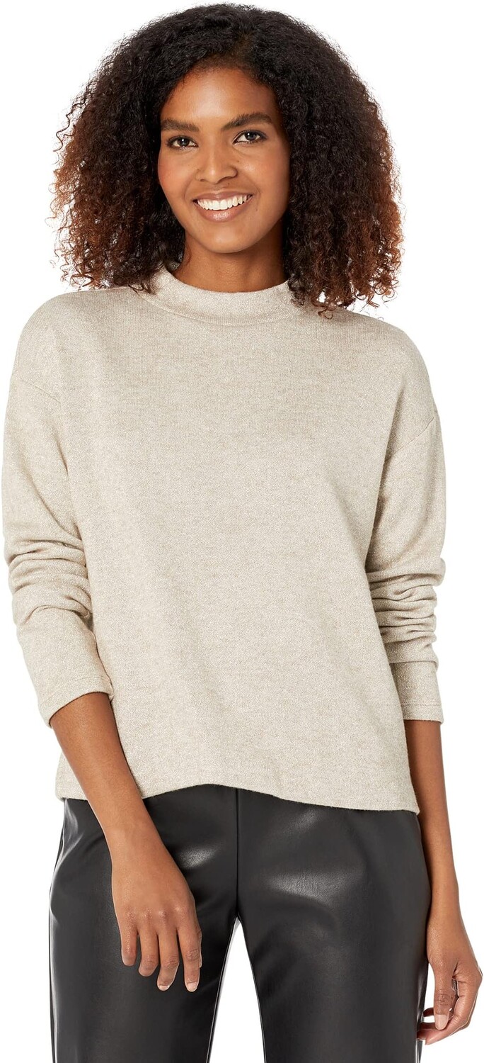 Футболка Calvin Klein Lurex Roll Collar, цвет Heather Latte
Футболка Calvin Klein Lurex Roll Collar, цвет Heather Latte