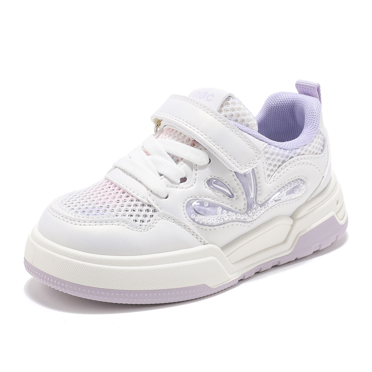 Легкие амортизирующие низкие повседневные кроссовки для детей ABC KIDS, белый/фиолетовый
Легкие амортизирующие низкие повседневные кроссовки для детей ABC KIDS, белый/фиолетовый