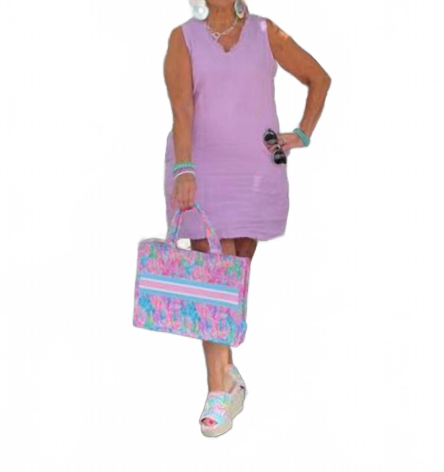 Льняное платье лилового цвета Lulu-B
Льняное платье лилового цвета Lulu-B