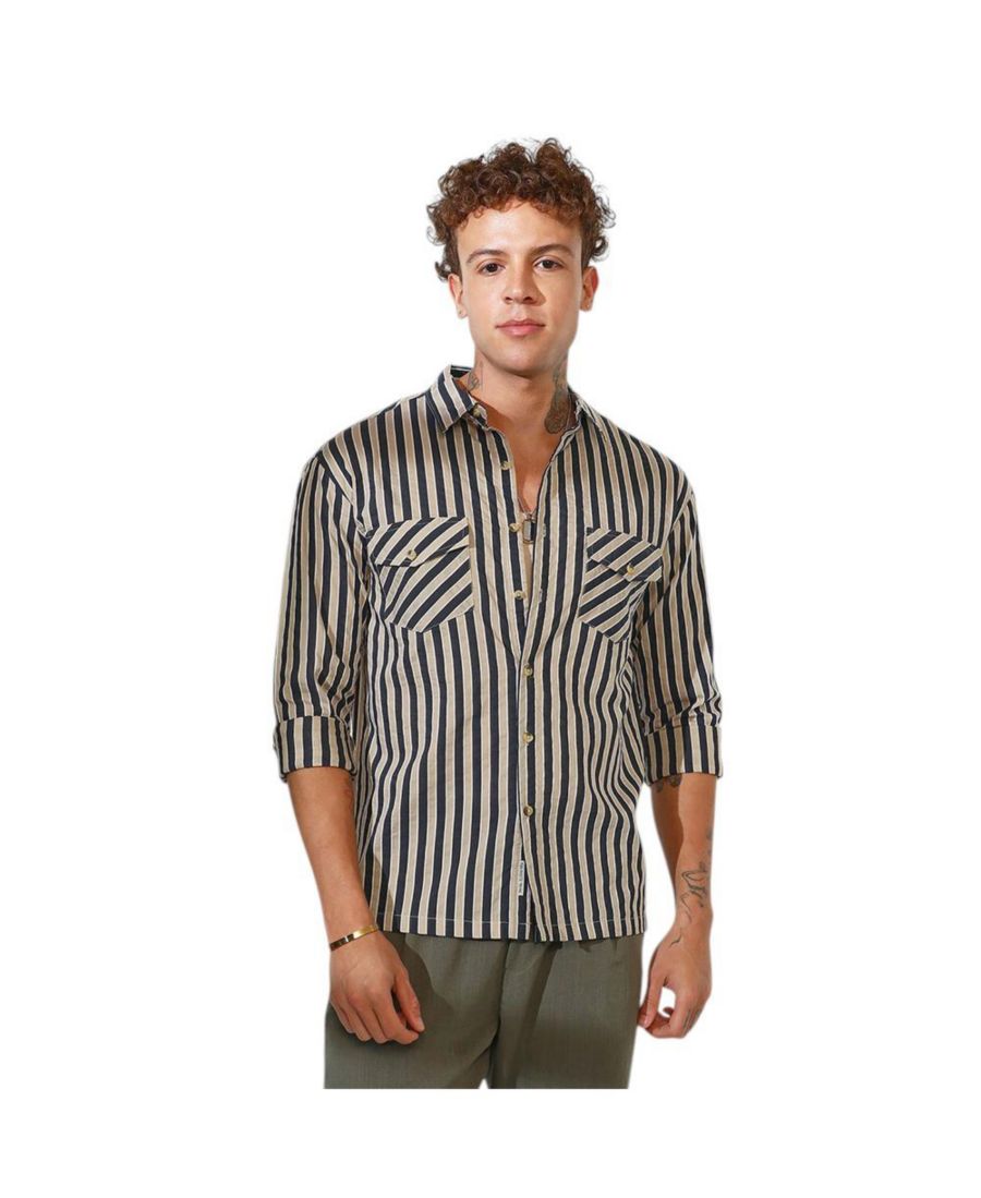 Мужская рубашка оверсайз в полоску "конфетная" Campus Sutra, Blue
Мужская рубашка оверсайз в полоску "конфетная" Campus Sutra, Blue