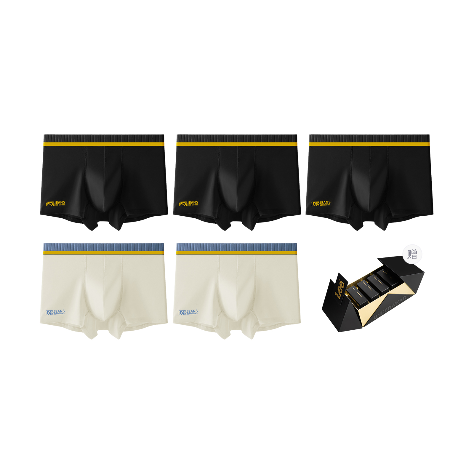 Мужские трусы бокс 5 штук Lee, черный/темно-синий
Мужские трусы бокс 5 штук Lee, черный/темно-синий