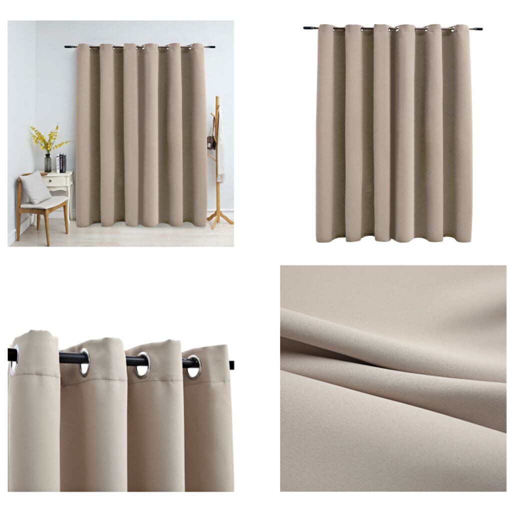 VidaXL Плотные шторы с металлическими люверсами Бежевый 290 x 245 см - Шторы - Шторы - Шторы с металлическими люверсами - Шторы с металлическими люверсами
VidaXL Плотные шторы с металлическими люверсами Бежевый 290 x 245 см - Шторы - Шторы - Шторы с металлическими люверсами - Шторы с металлическими люверсами