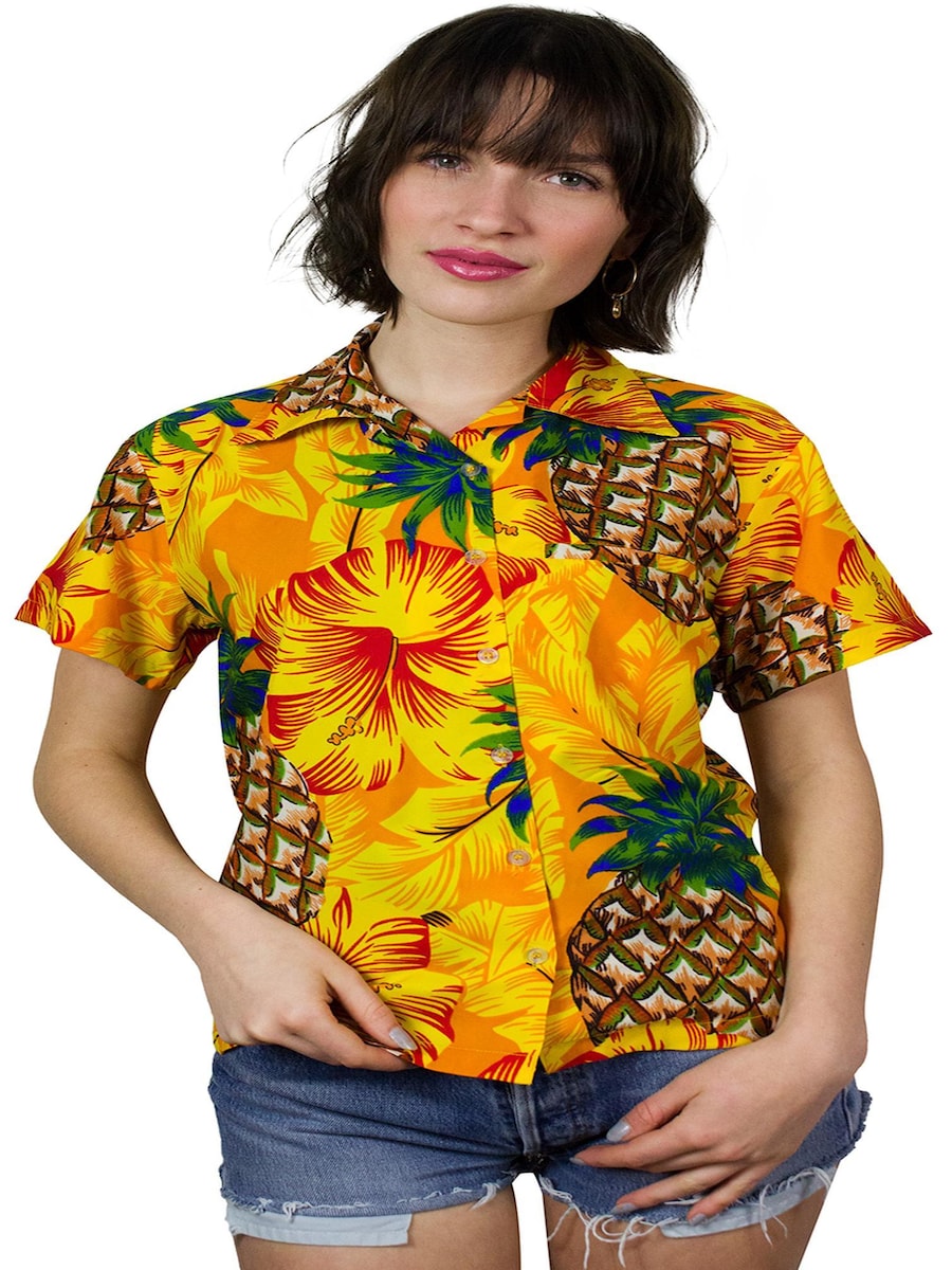 Блуза King Kameha Pineapple Hibiscus, желтый
Блуза King Kameha Pineapple Hibiscus, желтый