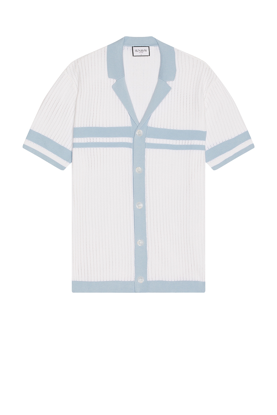 Рубашка Owen от Runaway The Label, white & blue 
Рубашка Owen от Runaway The Label, white & blue