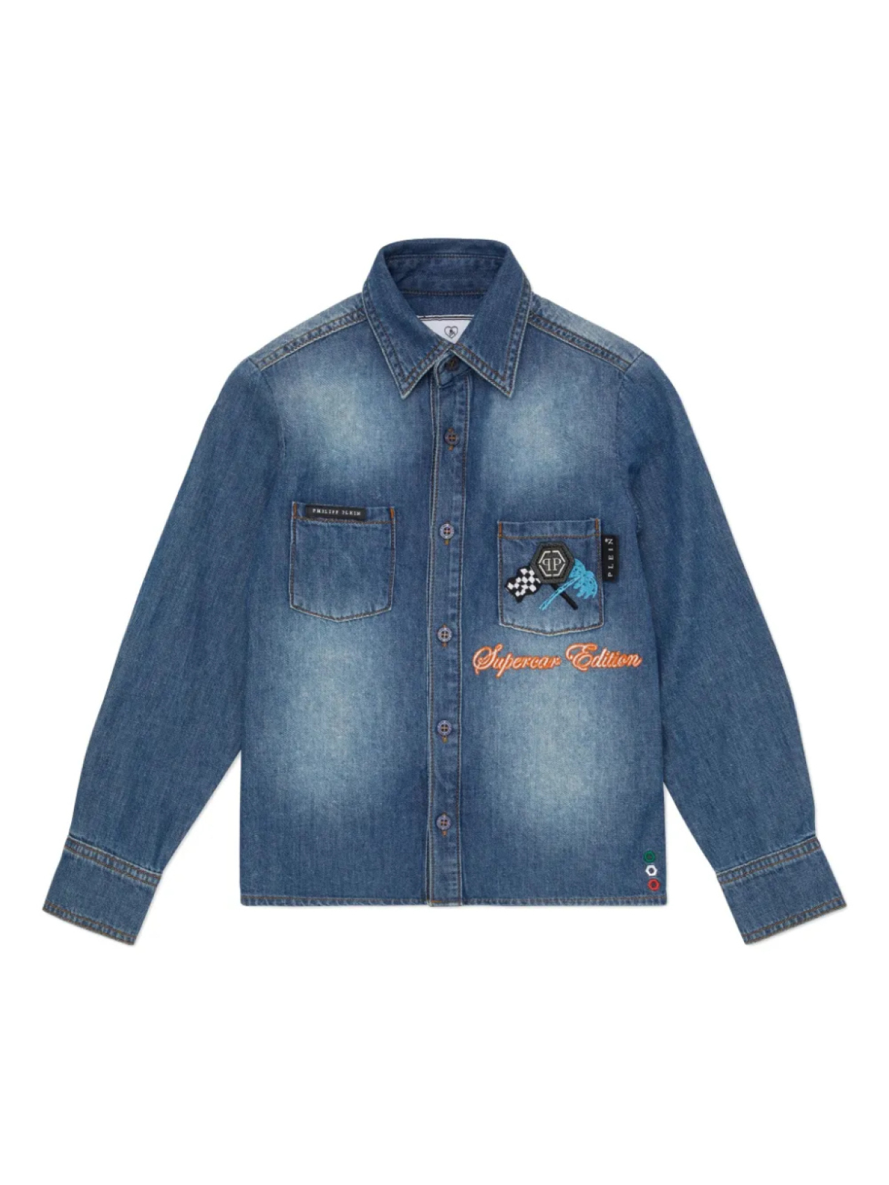 Джинсовая рубашка Philipp Plein Cars Racing, синий
Джинсовая рубашка Philipp Plein Cars Racing, синий
