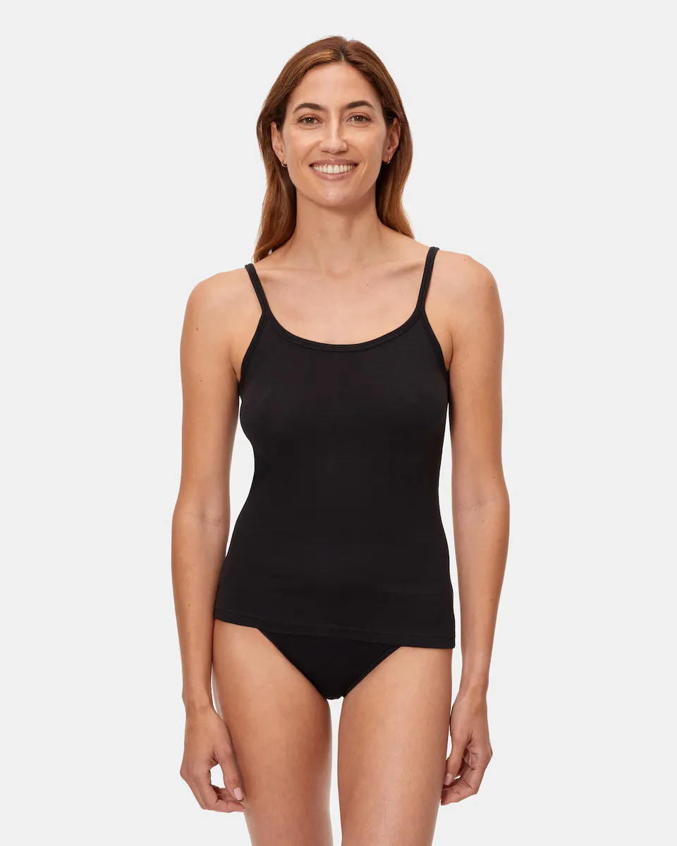 Женская майка на тонких бретелях без боковых швов Playtex, черный
Женская майка на тонких бретелях без боковых швов Playtex, черный