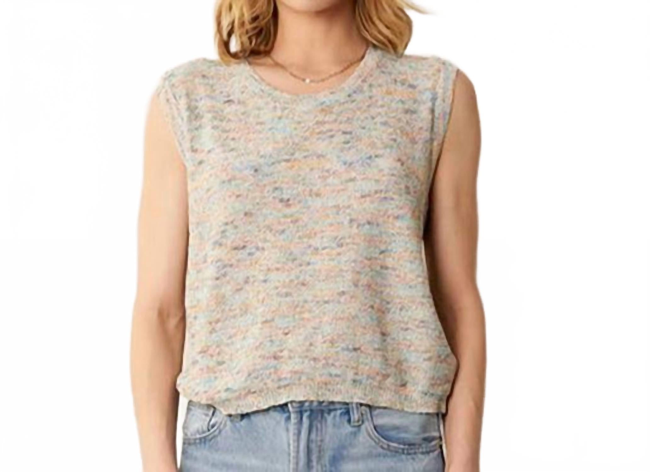 Разноцветный свитер без рукавов En Creme, Multicolor
Разноцветный свитер без рукавов En Creme, Multicolor