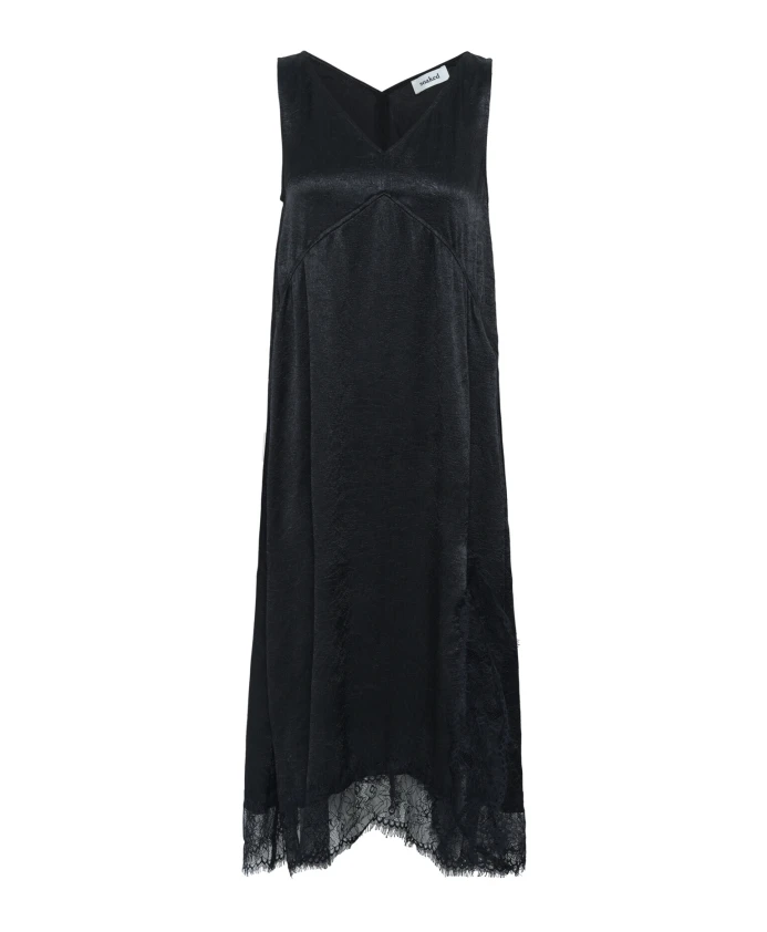 Элегантное черное платье миди с кружевом Soaked In Luxury, черный
Элегантное черное платье миди с кружевом Soaked In Luxury, черный