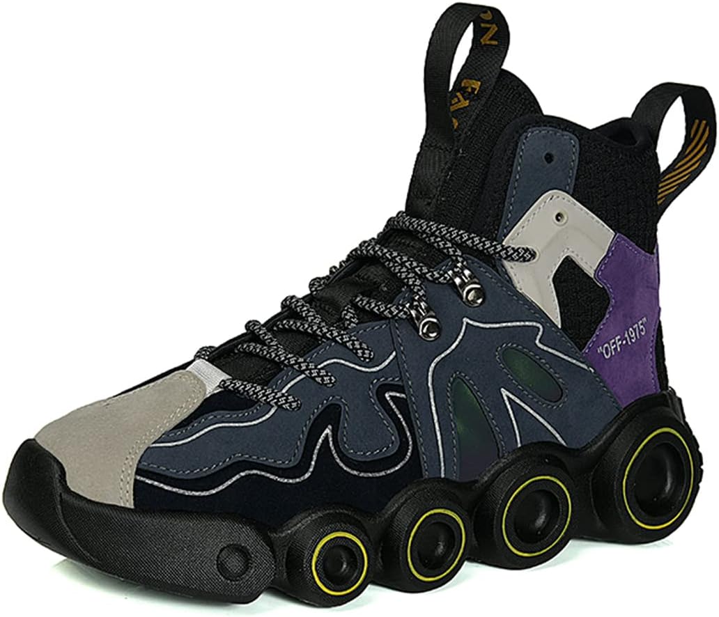 Кроссовки GSIGUL для мужчин, модные высокие кеды, мужские беговые кроссовки, спортивная и повседневная обувь для тренировок и прогулок, темно-синий
Кроссовки GSIGUL для мужчин, модные высокие кеды, мужские беговые кроссовки, спортивная и повседневная обувь для тренировок и прогулок, темно-синий