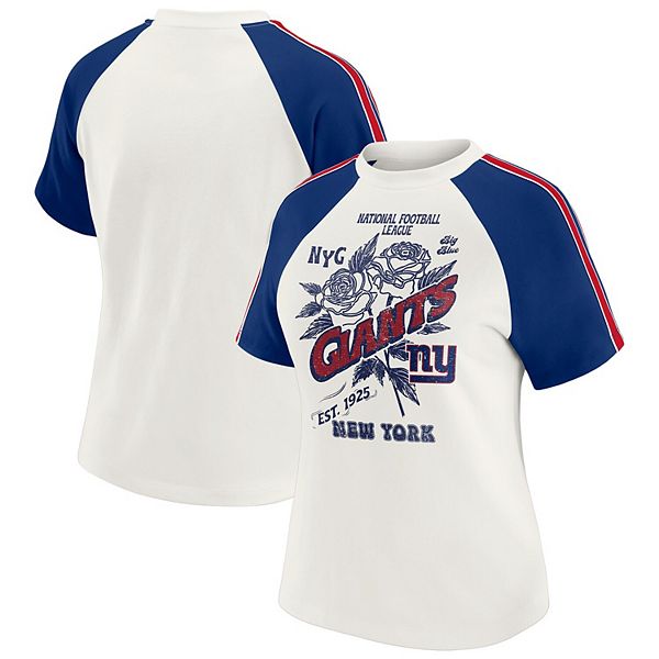 Женская белая футболка New York Giants с рукавами в полоску и эффектом поношенности Wear By Erin Andrews, Белый, Женская белая футболка New York Giants с рукавами в полоску и эффектом поношенности Wear By Erin Andrews
Женская белая футболка New York Giants с рукавами в полоску и эффектом поношенности Wear By Erin Andrews, Белый, Женская белая футболка New York Giants с рукавами в полоску и эффектом поношенности Wear By Erin Andrews