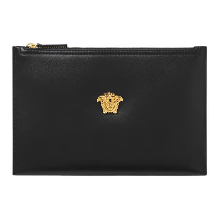 VERSACE Клатч из кожи коровы медузы женский черный
VERSACE Клатч из кожи коровы медузы женский черный