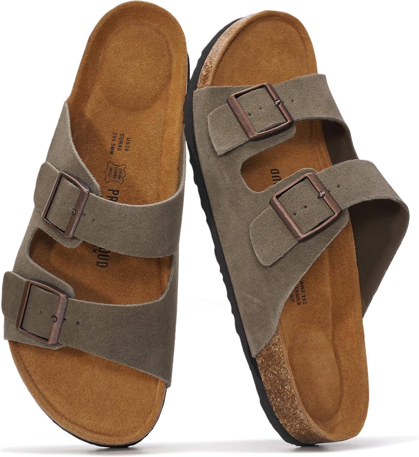 Мужские сандалии Project Cloud из 100 натуральной кожи с амортизирующей стелькой из натуральной пробки, сандалии с двумя ремешками и пряжками, летние нескользящие (Heritage), зеленый
Мужские сандалии Project Cloud из 100 натуральной кожи с амортизирующей стелькой из натуральной пробки, сандалии с двумя ремешками и пряжками, летние нескользящие (Heritage), зеленый