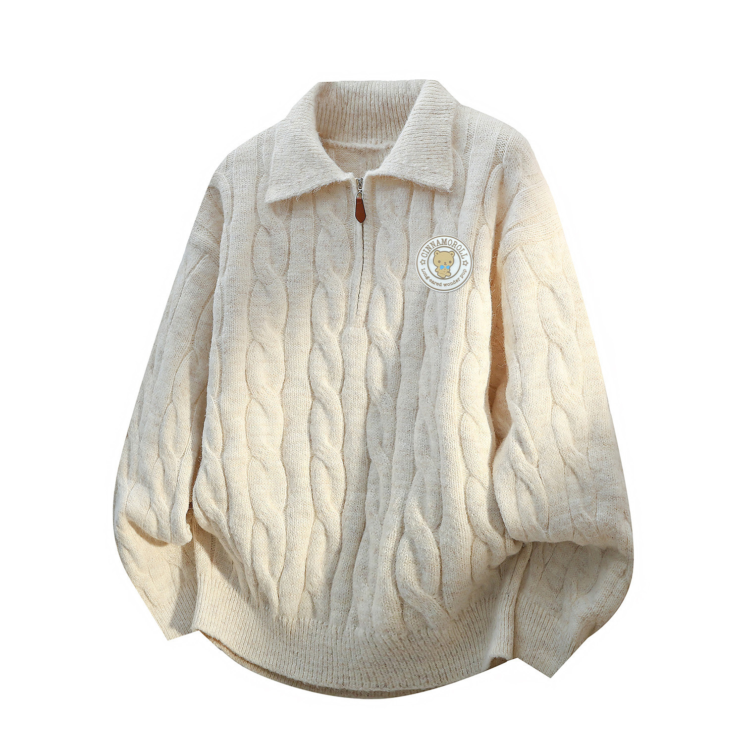 Sanrio Вязаная одежда с изображением собаки Югуи из мультфильма «Синнаморолл» (унисекс)
Sanrio Вязаная одежда с изображением собаки Югуи из мультфильма «Синнаморолл» (унисекс)