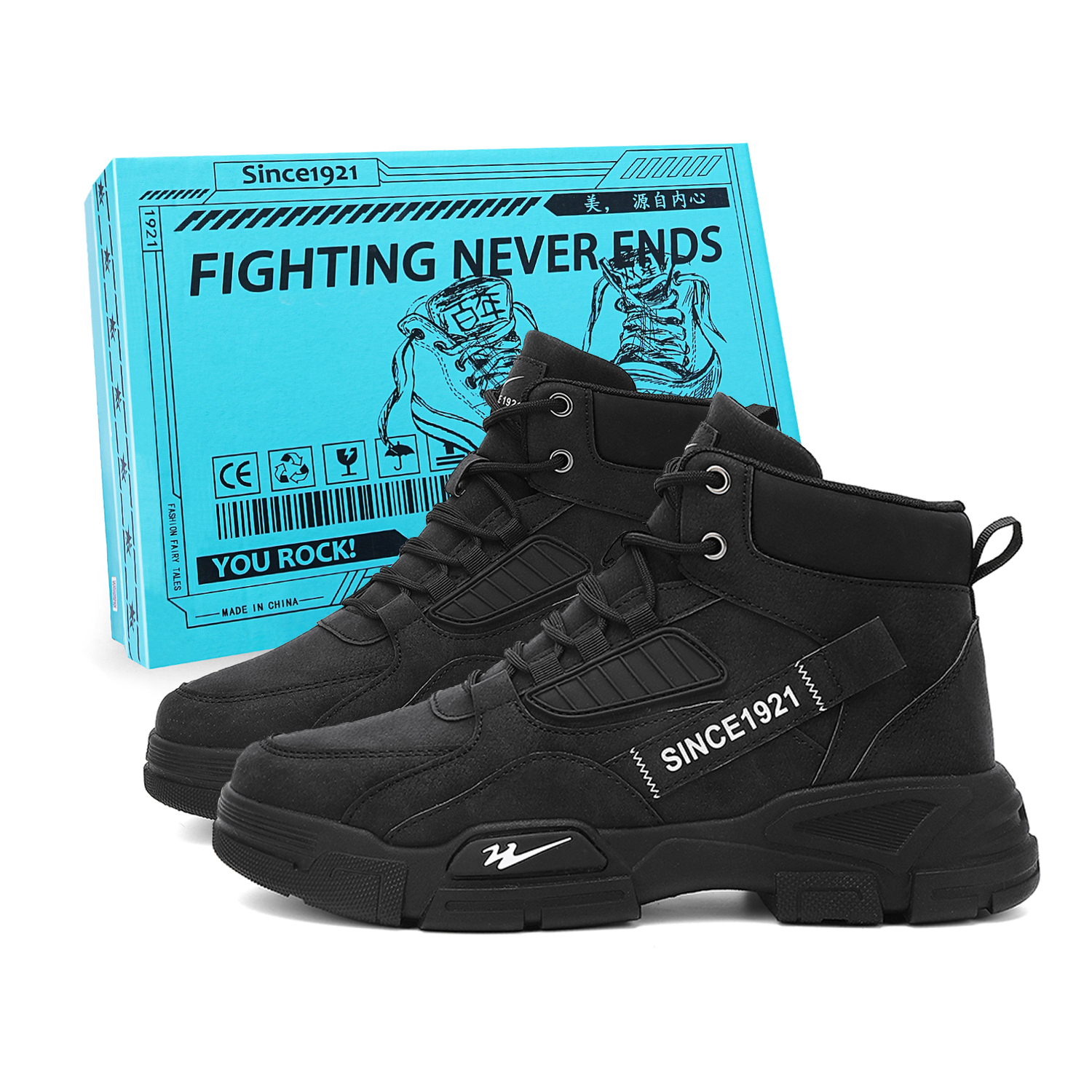 DOUBLE STAR 88 Мужские ботинки Martin черные (высокие), цвет Black (High-Top Version)
DOUBLE STAR 88 Мужские ботинки Martin черные (высокие), цвет Black (High-Top Version)