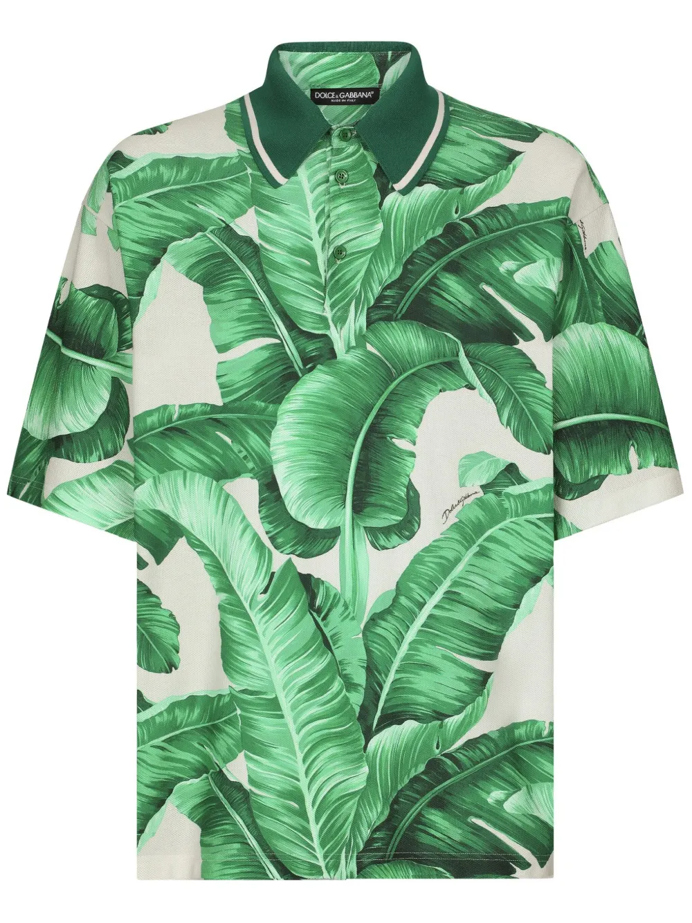 Рубашка поло оверсайз с принтом DOLCE & GABBANA, зеленый
Рубашка поло оверсайз с принтом DOLCE & GABBANA, зеленый
