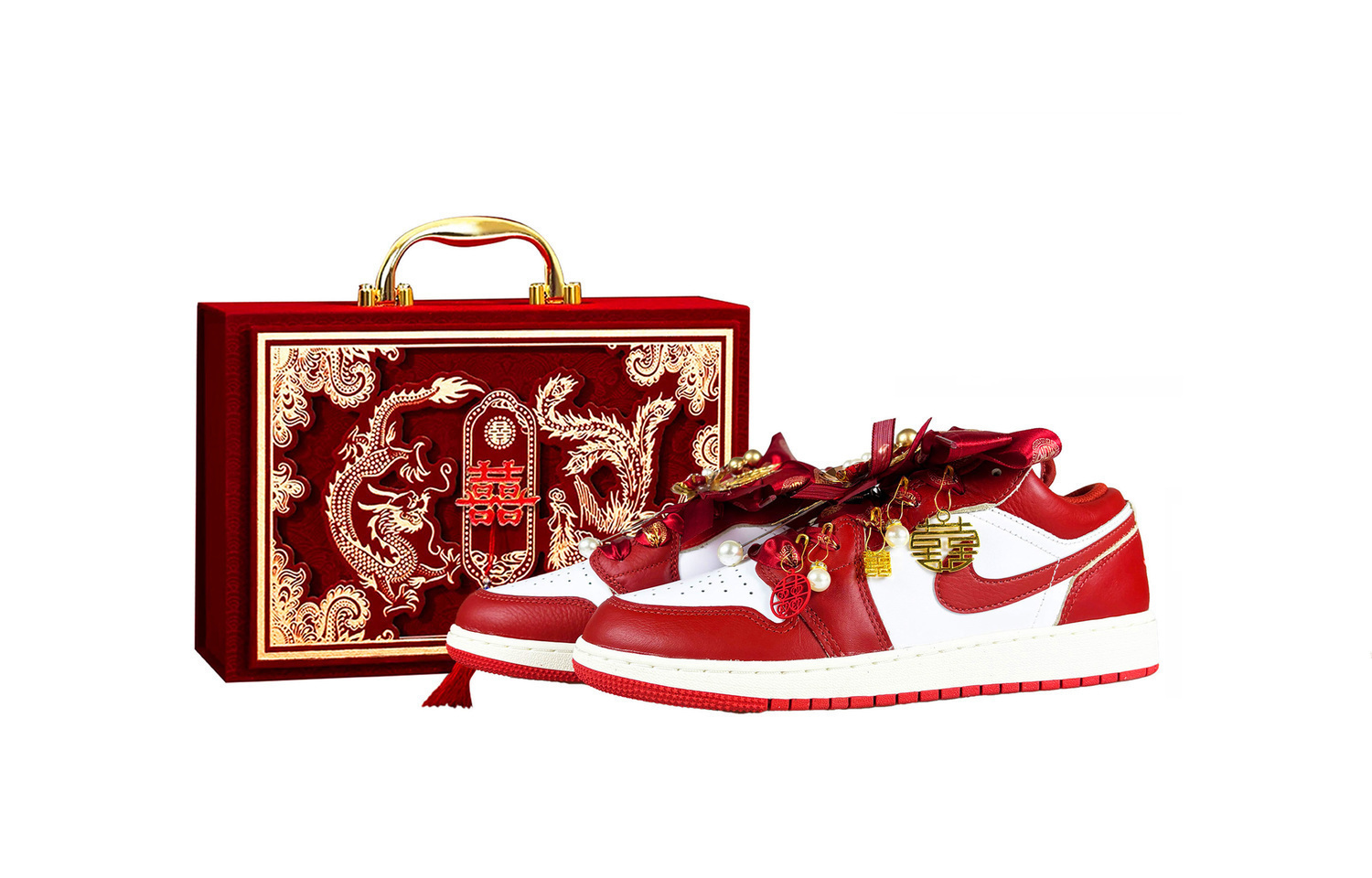 Jordan Эйр 1 GS Цветущие Двойные Цветы Антискользящие Износостойкие Низкие Кроссовки Винтажные Баскетбольные Женские Красные - Красная Коробка, цвет Red Box 
Jordan Эйр 1 GS Цветущие Двойные Цветы Антискользящие Износостойкие Низкие Кроссовки Винтажные Баскетбольные Женские Красные - Красная Коробка, цвет Red Box