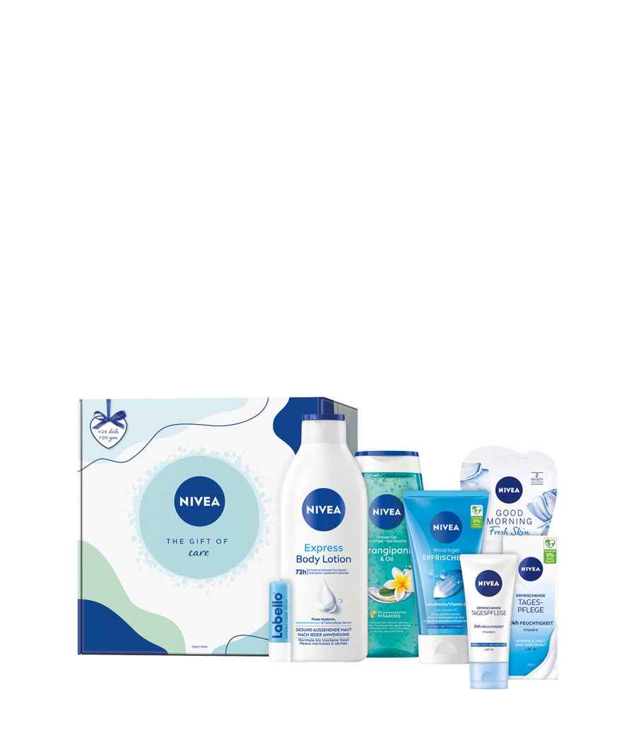 Набор для ухода за телом NIVEA The Gift of Care, 1 шт.
Набор для ухода за телом NIVEA The Gift of Care, 1 шт.