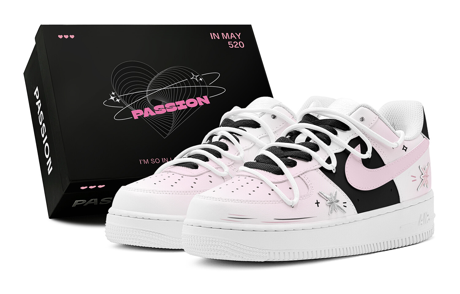 Кроссовки Nike Air Force 1 Skateboarding Shoes Men Low-top Black, черный/розовый
Кроссовки Nike Air Force 1 Skateboarding Shoes Men Low-top Black, черный/розовый