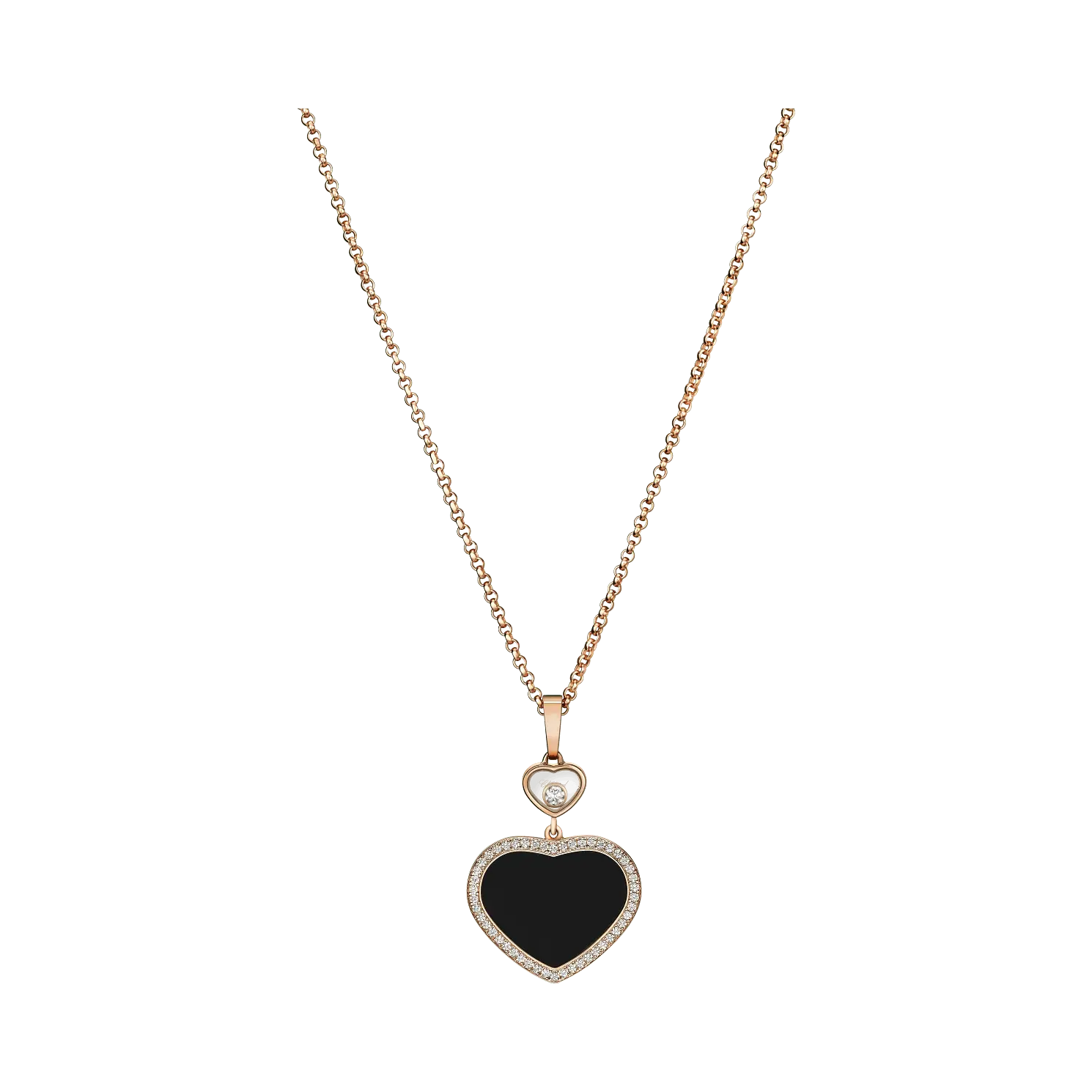 Кулон Chopard Happy Hearts - Подвеска, розовое золото, бриллианты, оникс
Кулон Chopard Happy Hearts - Подвеска, розовое золото, бриллианты, оникс