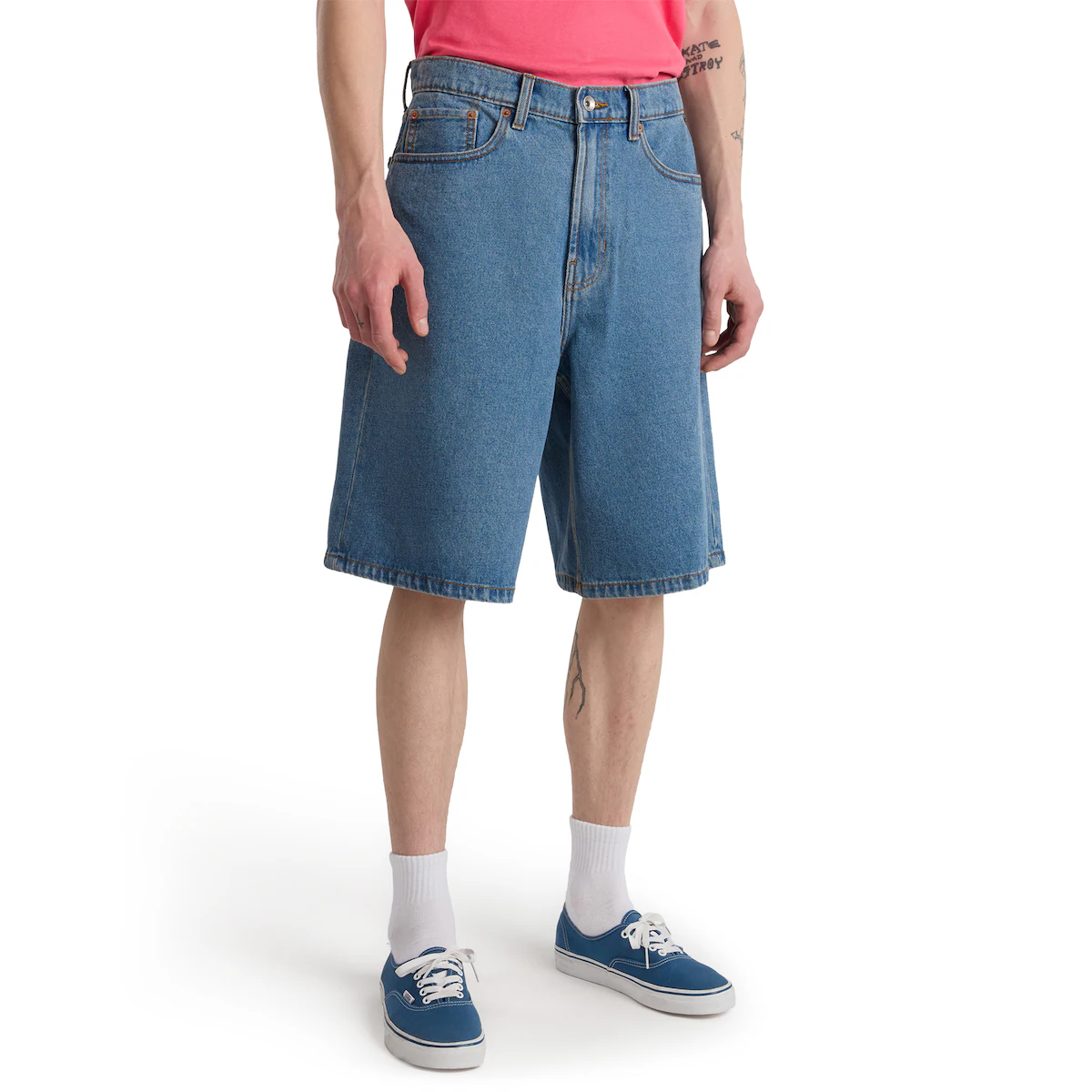 Мужские бермуды Check-5 Baggy denim Vans, синий 
Мужские бермуды Check-5 Baggy denim Vans, синий