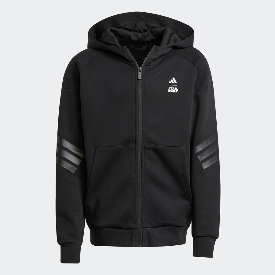 Толстовка с капюшоном на молнии ADIDAS SPORTSWEAR Star Wars Mandalorian, черный
Толстовка с капюшоном на молнии ADIDAS SPORTSWEAR Star Wars Mandalorian, черный