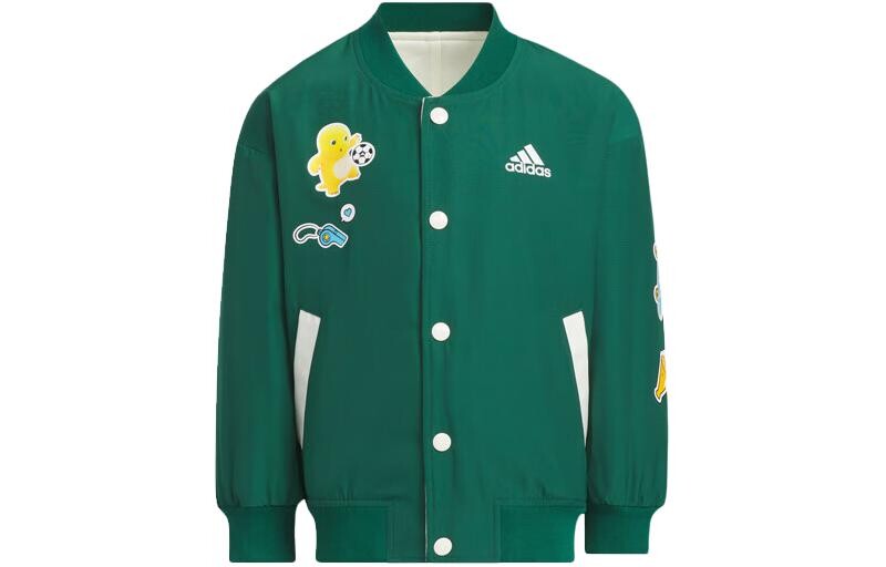 Детская бейсбольная куртка Adidas, зеленый
Детская бейсбольная куртка Adidas, зеленый