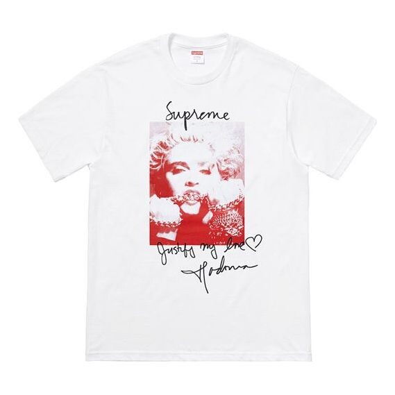 Футболка fw18 madonna tee white printing short sleeve Supreme, белый
Футболка fw18 madonna tee white printing short sleeve Supreme, белый