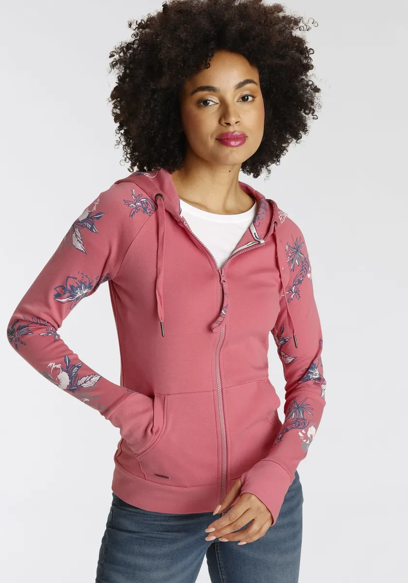 Толстовка KangaROOS с капюшоном и цветочным принтом в гавайском стиле, малиновый
Толстовка KangaROOS с капюшоном и цветочным принтом в гавайском стиле, малиновый