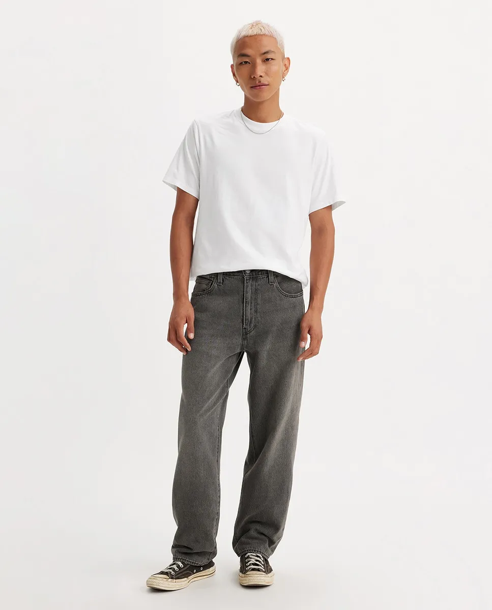 568 Мужские свободные прямые хлопковые джинсы Levi's, черный
568 Мужские свободные прямые хлопковые джинсы Levi's, черный