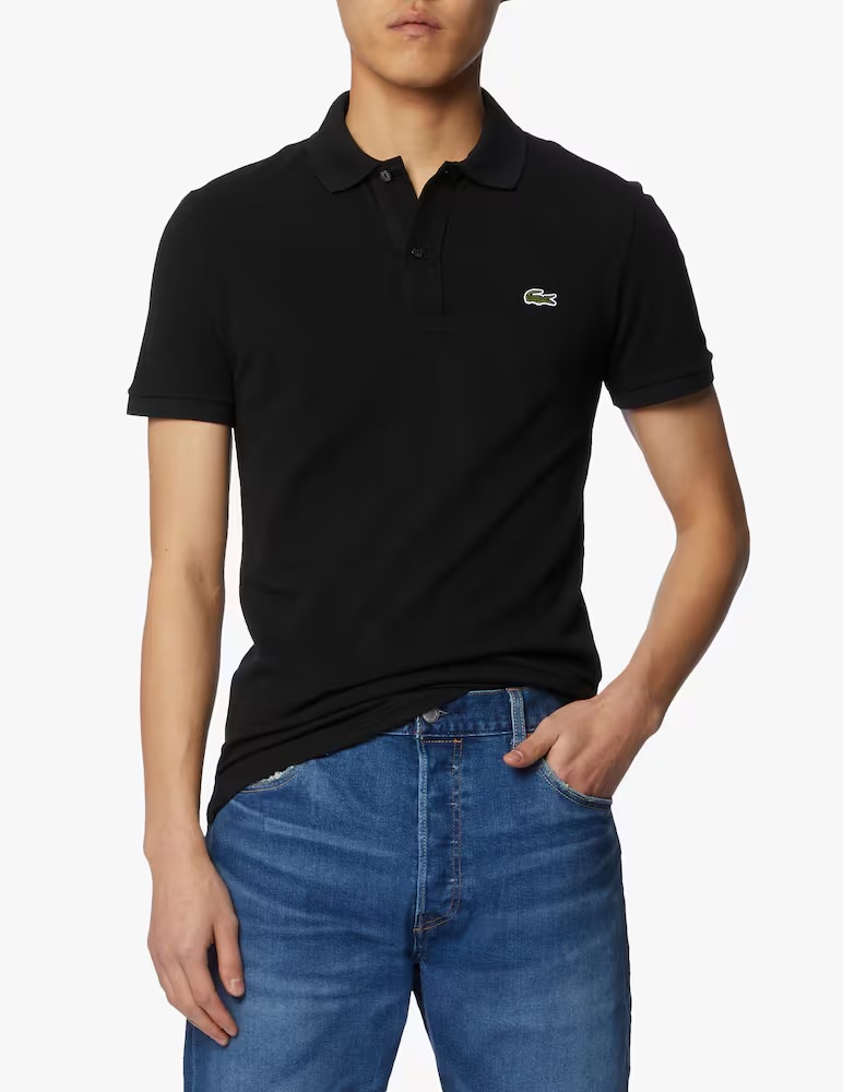 Поло с короткими рукавами приталенного кроя Lacoste, черный
Поло с короткими рукавами приталенного кроя Lacoste, черный
