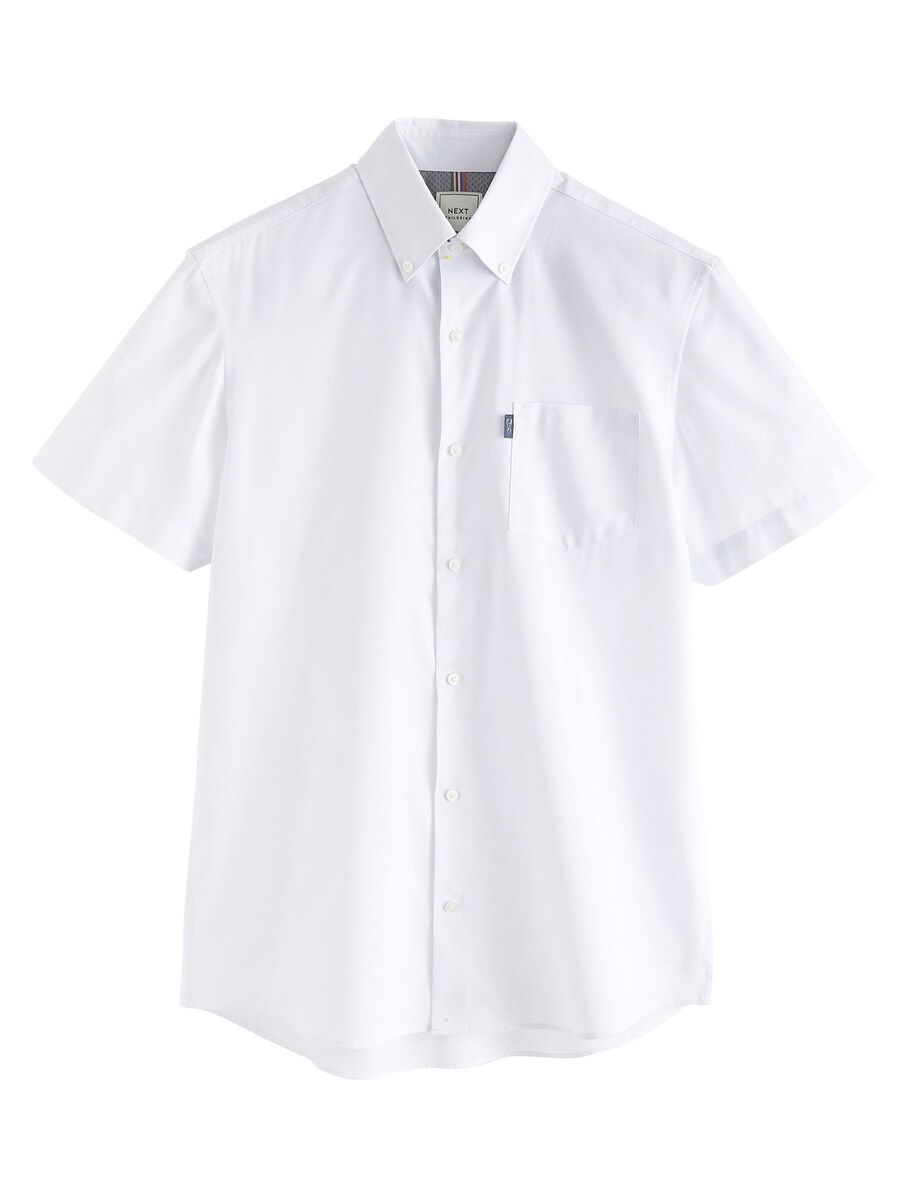 Рубашка обычного кроя на пуговицах Next, белый
Рубашка обычного кроя на пуговицах Next, белый