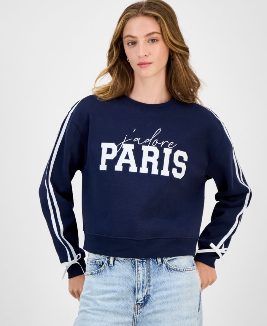 Детская толстовка с круглым вырезом и оригинальным рисунком Rebel Veil, Navy White Paris
Детская толстовка с круглым вырезом и оригинальным рисунком Rebel Veil, Navy White Paris