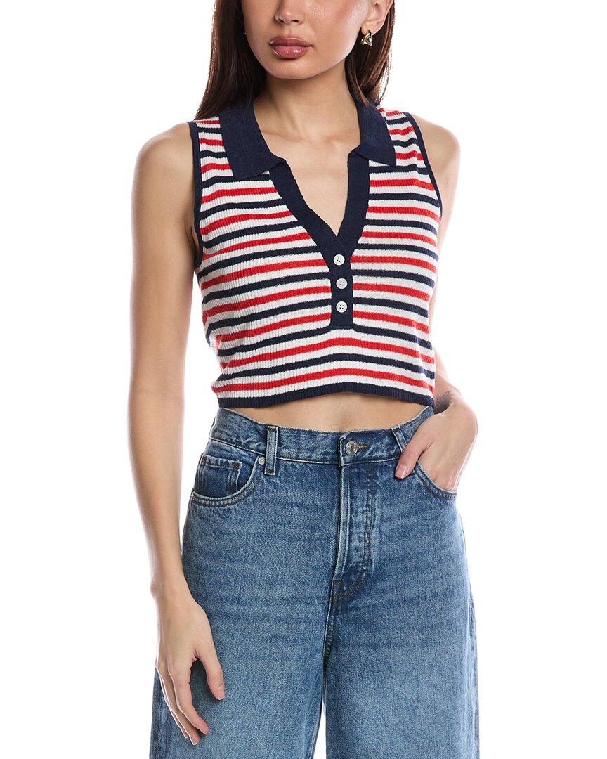 Майка-поло из льняной смеси Onia в рубчик, белый
Майка-поло из льняной смеси Onia в рубчик, белый