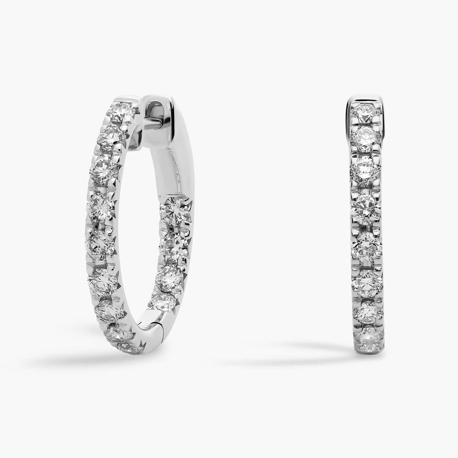 Круглые серьги-кольца Eternity French Pavé из 14-каратного белого золота (1 карат, два камня) Blue Nile
Круглые серьги-кольца Eternity French Pavé из 14-каратного белого золота (1 карат, два камня) Blue Nile