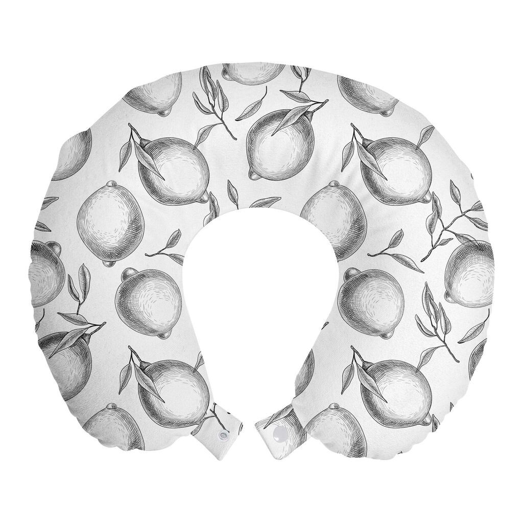 ABAKUHAUS Подушка для путешествий Lemon Travel Pillow, монохромные цитрусовые, пенопластовые дорожные принадлежности для самолета и автомобиля, 30x30 см, серый и белый
ABAKUHAUS Подушка для путешествий Lemon Travel Pillow, монохромные цитрусовые, пенопластовые дорожные принадлежности для самолета и автомобиля, 30x30 см, серый и белый