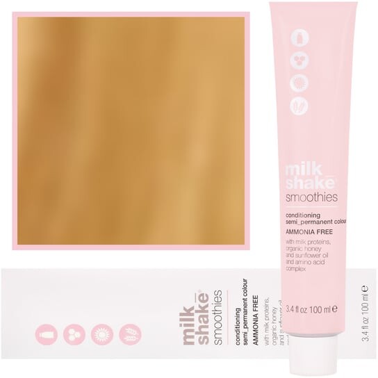 Полуперманентная цветная полуперманентная краска для волос, 9,33 Без аммиака, Регенерирующая, 100 мл Milk Shake, Smoothies Conditioning 
Полуперманентная цветная полуперманентная краска для волос, 9,33 Без аммиака, Регенерирующая, 100 мл Milk Shake, Smoothies Conditioning