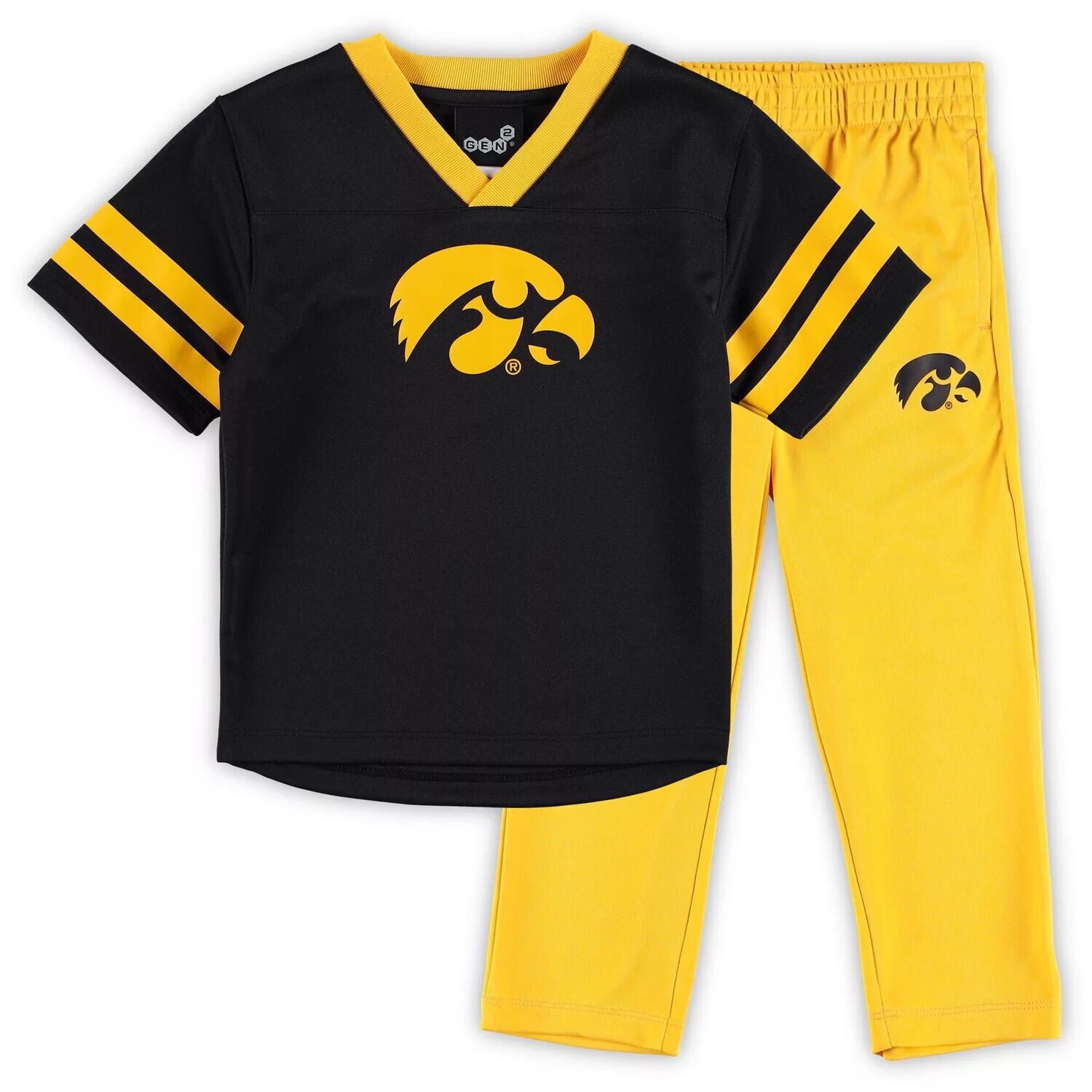 Черный/золотой комплект из джерси и брюк для дошкольников Iowa Hawkeyes Red Zone Outerstuff
Черный/золотой комплект из джерси и брюк для дошкольников Iowa Hawkeyes Red Zone Outerstuff